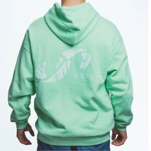 NWT Soflo Mint Green Hoodie with back palm logo